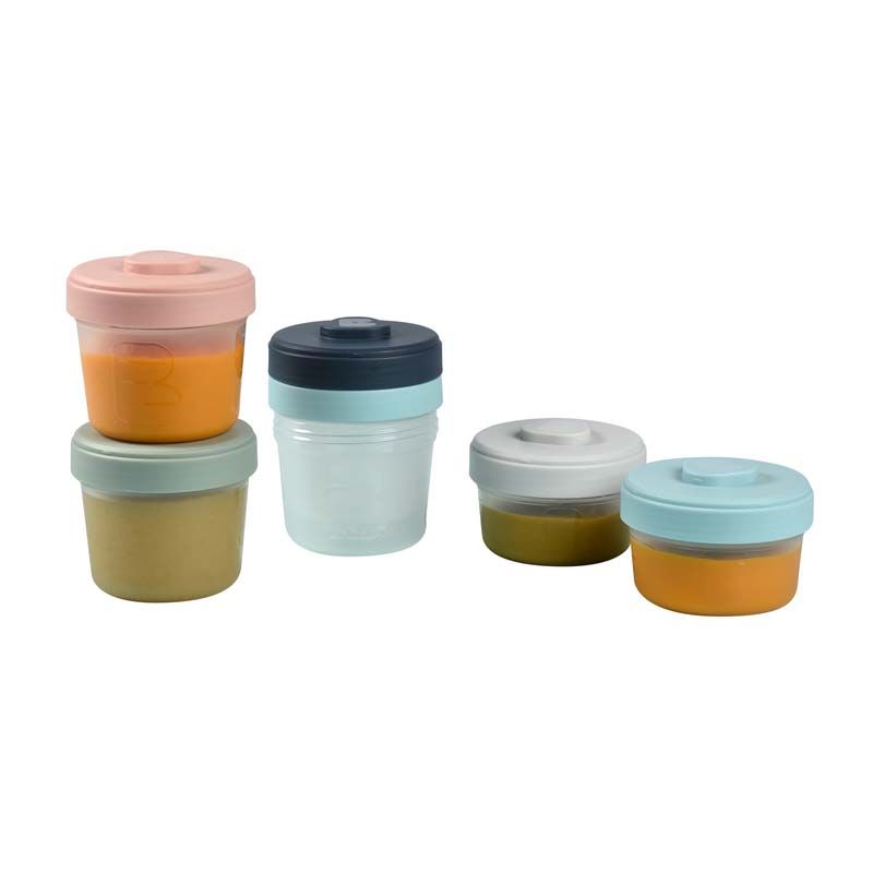 Portions Clip 2eme Age X6 200ml Coloris Assortis - beaba