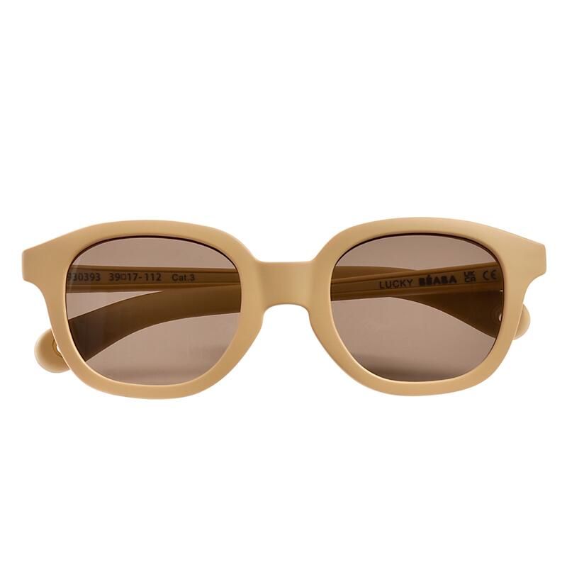 Lunettes de soleil Square Lucky 9-24m Ocre Cognac - beaba