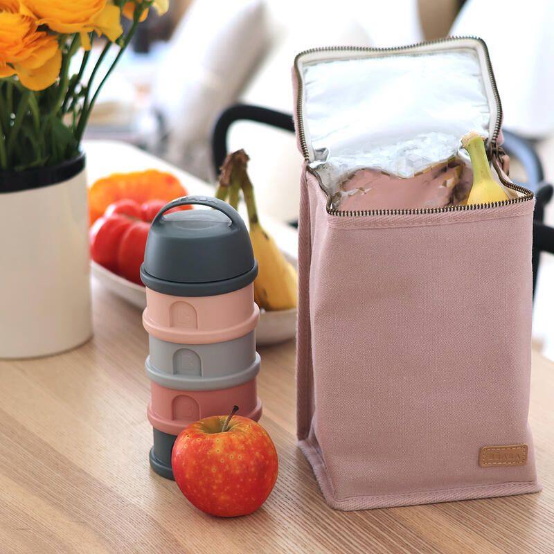 Pochette Repas Rose Poudre - beaba