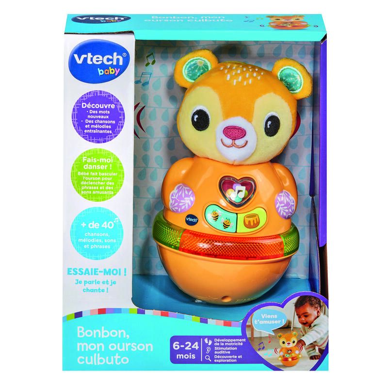 Bonbon, Mon Ourson Culbuto Multicolore Vtech Baby Vtech Baby - vtech