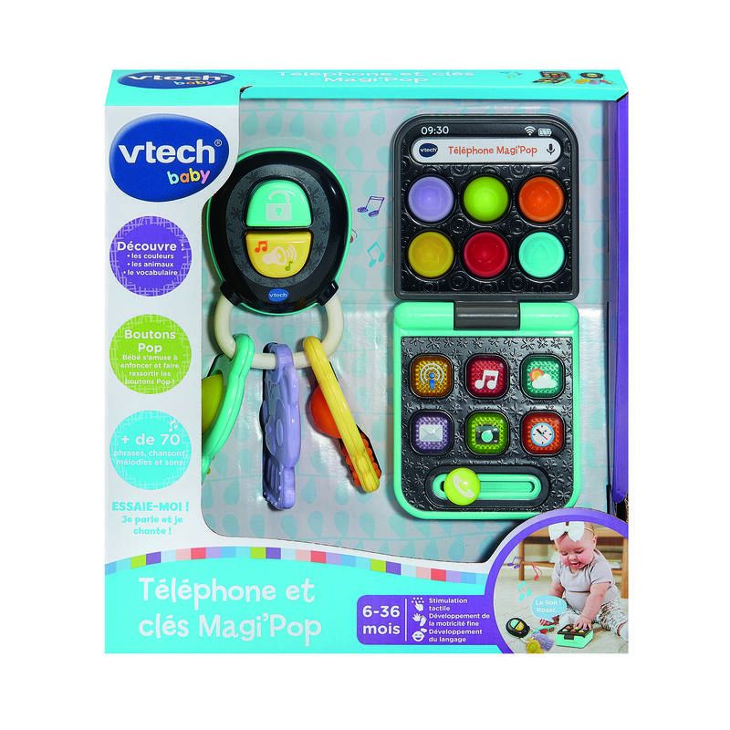 Coffret Cles + Telephone Magipop - vtech