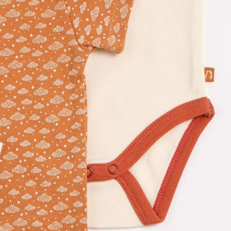 Bodies Manches Courtes X3 Orsino 3m - sauthon baby deco