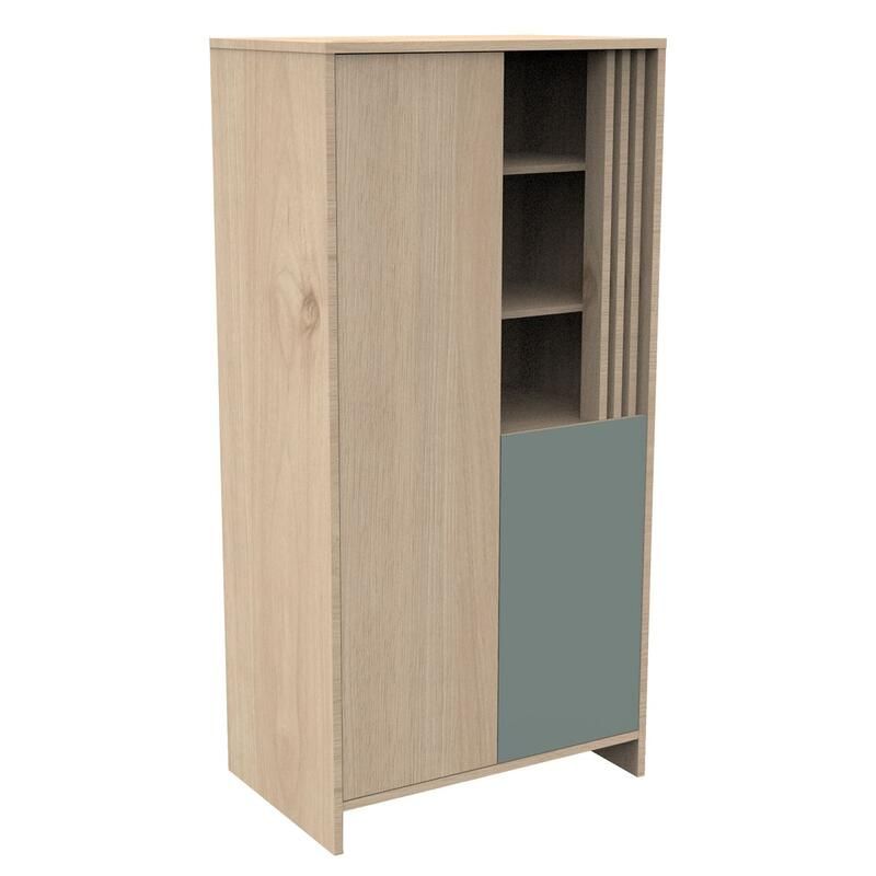 Armoire 2 portes 1 Niche Tokyo Sauge - sauthon
