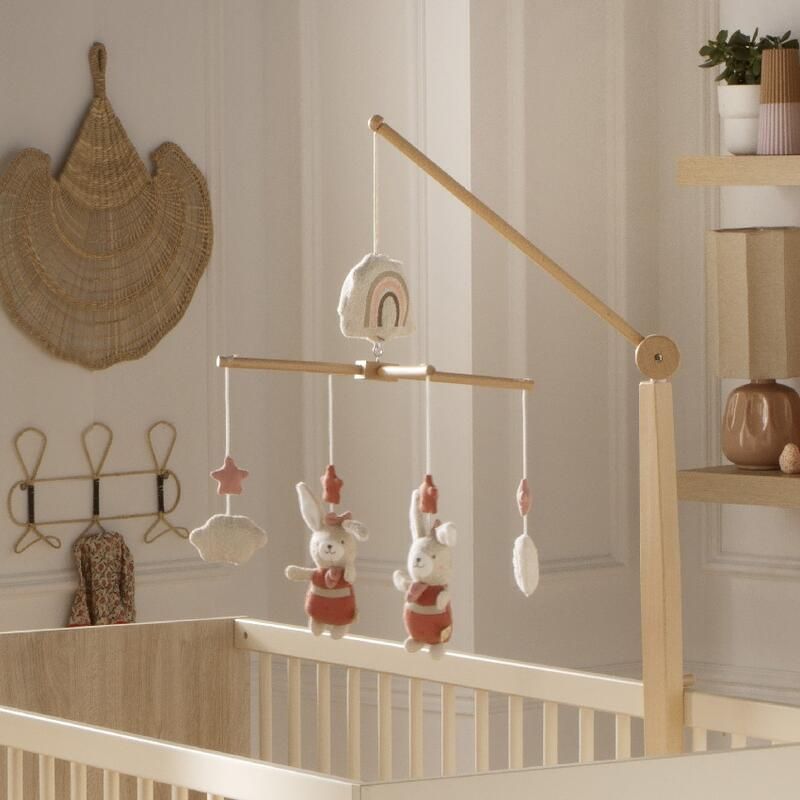 Mobile Musical Petit Coeur - sauthon baby deco