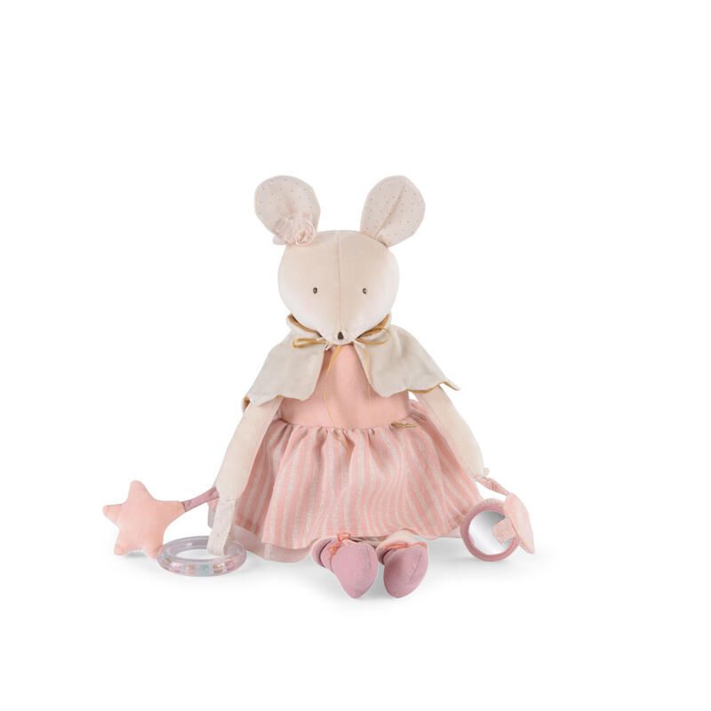 Grande Souris Dactivites La Petite Ecole De Danse Rose/Crme Moulin Roty La Petite Cole De Danse - moulin roty