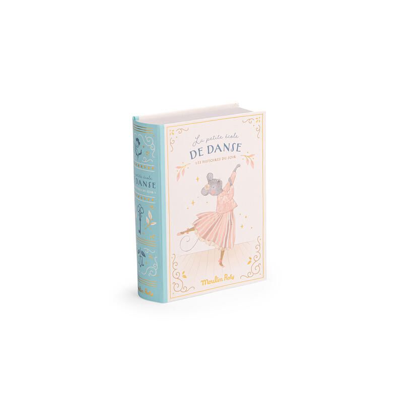Lampe A Histoires Livre Crme/Turquoise Moulin Roty La Petite Cole De Danse - moulin roty