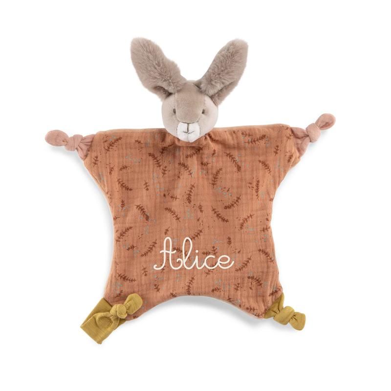 Doudou Lapin Argile Trois Petits Lapins - moulin roty