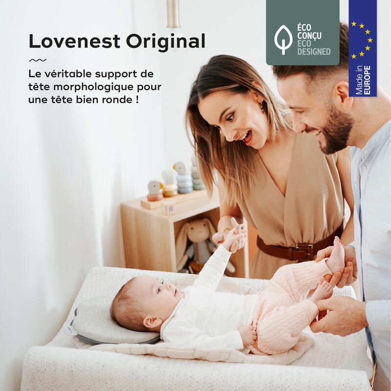 Cale tête Lovenest Original Smokey - babymoov