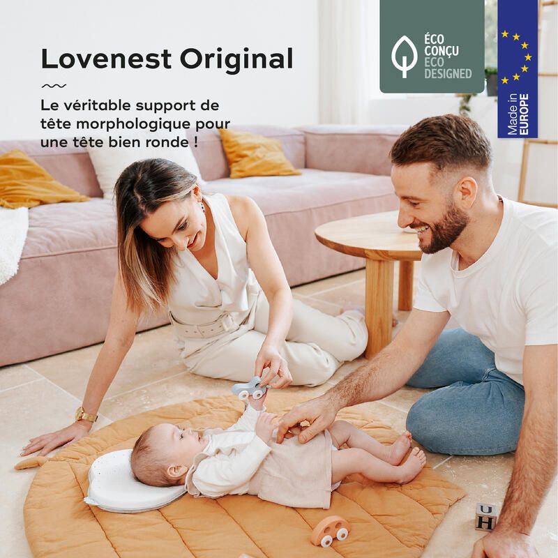Cale tête Lovenest Original White - babymoov