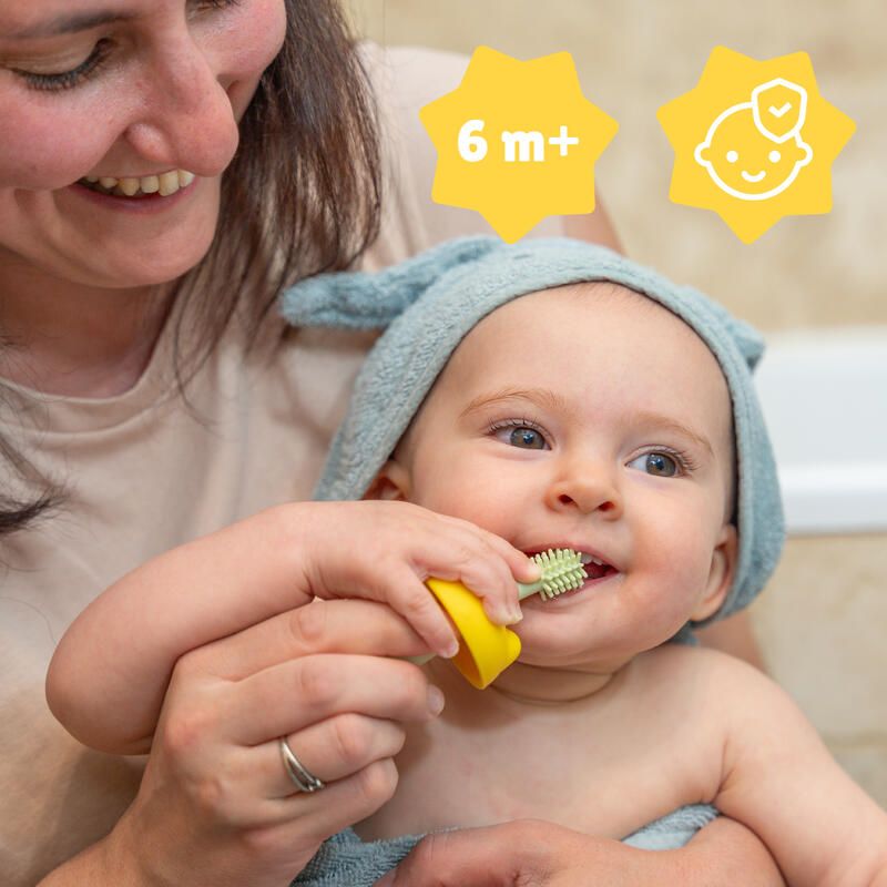 Brosse A Dents Evolutive En Silicone - badabulle