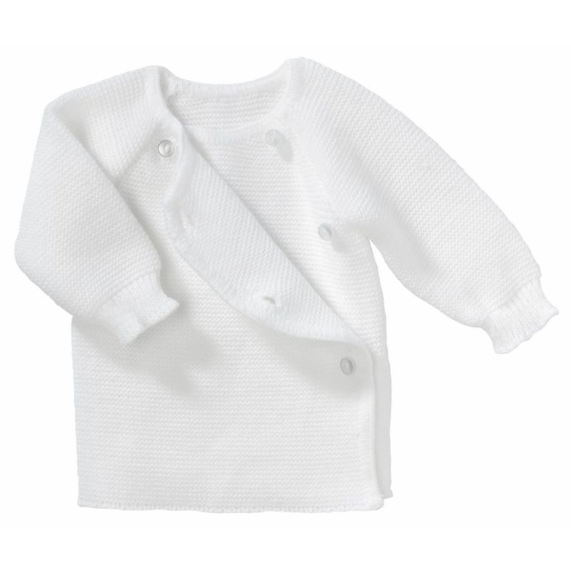 Brassiere Maille Blanc Naissance - bebe9 creation