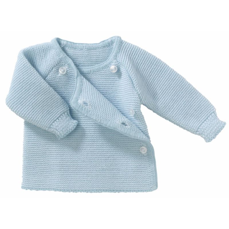 Brassiere Maille Bleu Naissance - bebe9 creation