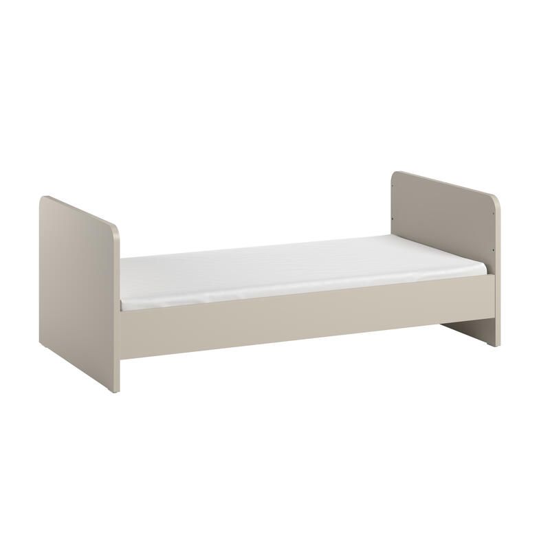 Lit bébé évolutif 70x140cm Ova Gris Beige - vox