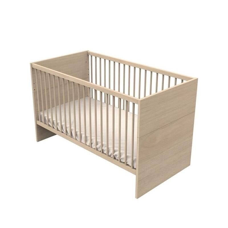 Chambre Duo Tokyo Terracotta Lit bébé évolutif 70x140cm + Commode - sauthon