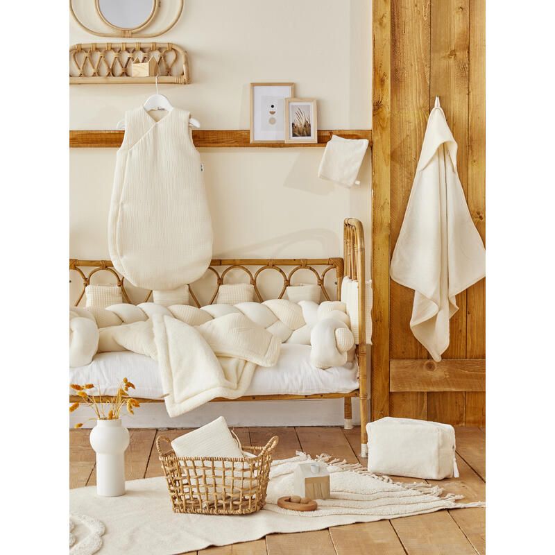 Trousse Toilette En Bambou Mixmatch Mousse De Lait - bb&co