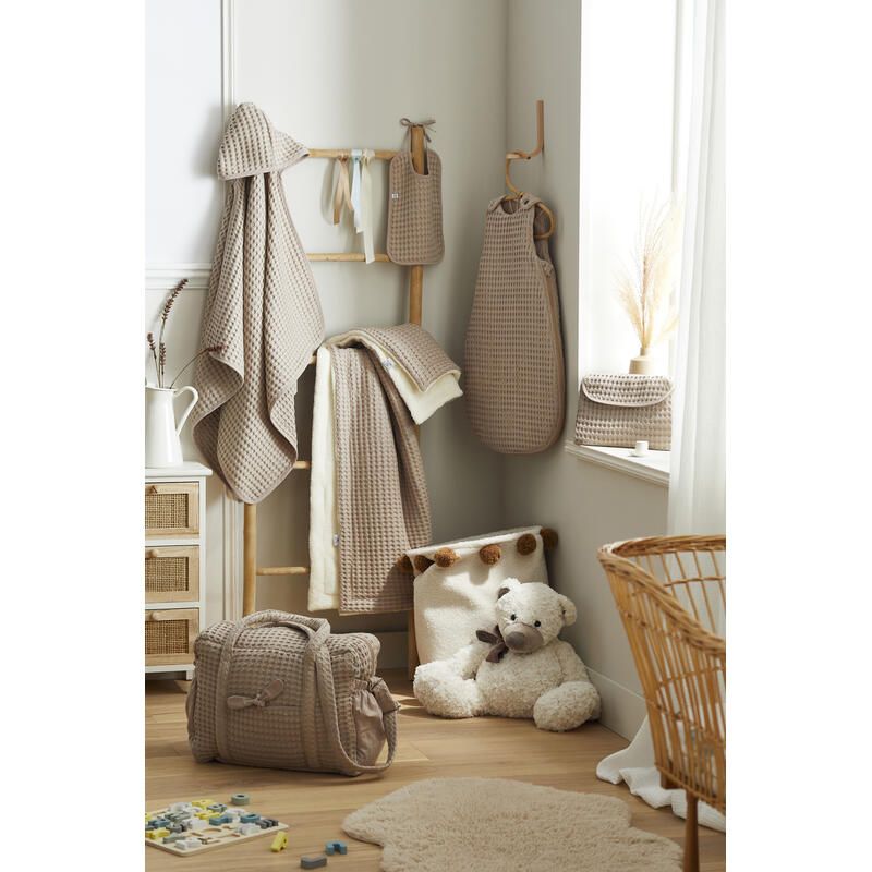 Gigoteuse Coton Gaufre 6-18m Latte - bb&co
