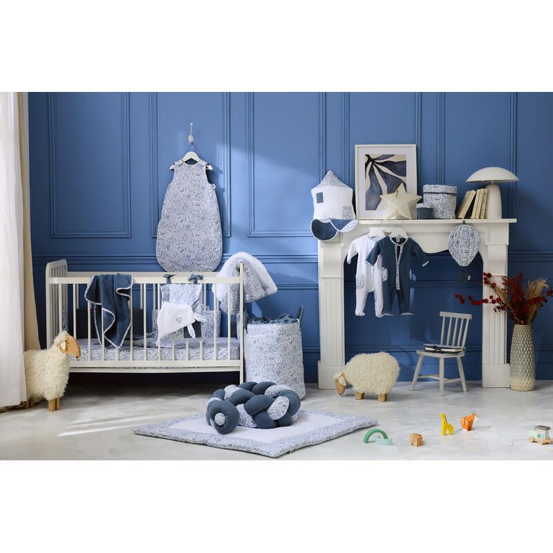 Protections De Barreaux X10 Foret Enchantee Blanc Bleu - bb&co
