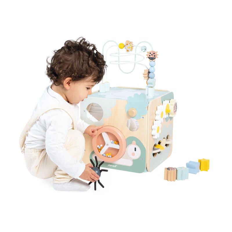 Maxi Cube Multi Activites Swc Multicolore - janod