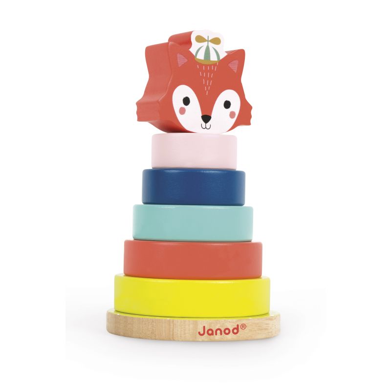 Empilable Renard Multicolore - janod