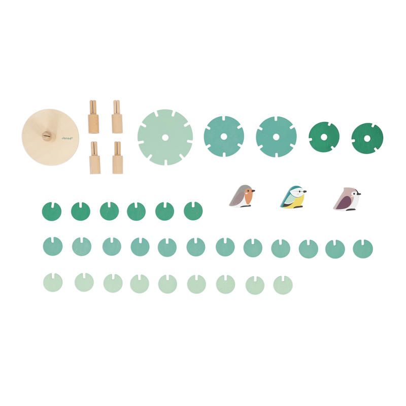 Arbre A Assembler Wwf Vert - janod