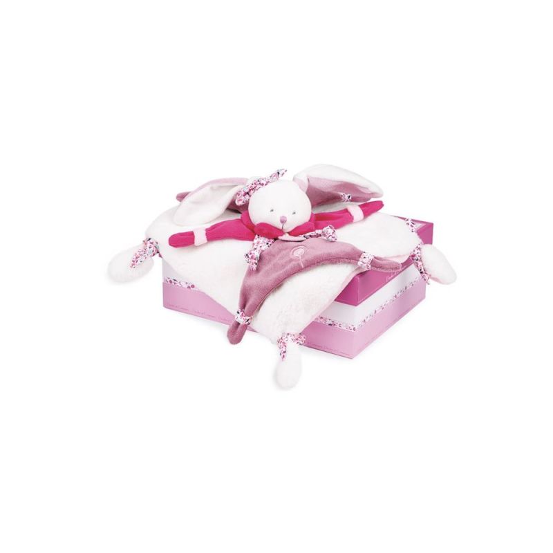 Doudou Cerise Doudou Iconique 27cm Rose - doudou et compagnie