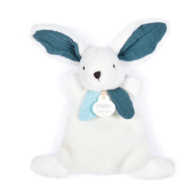 Doudou Happy Pop Doudou Sensoriel 17cm Blanc - doudou et compagnie