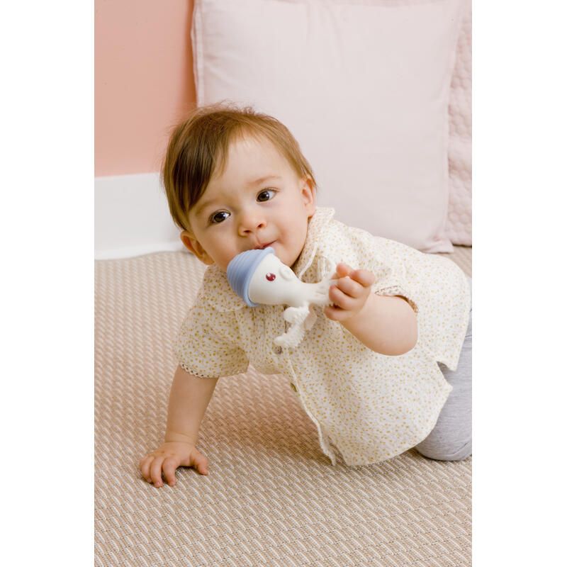 Bonnie La Pieuvre Jouets De Dentition 3m+ Blanc Bleu - babytolove