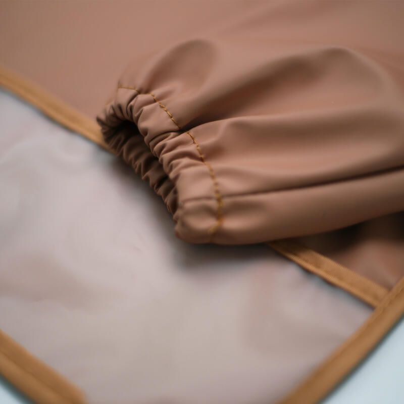 Bavoir Tablier Pu Ds 4 Mois Terracotta - trois kilos sept