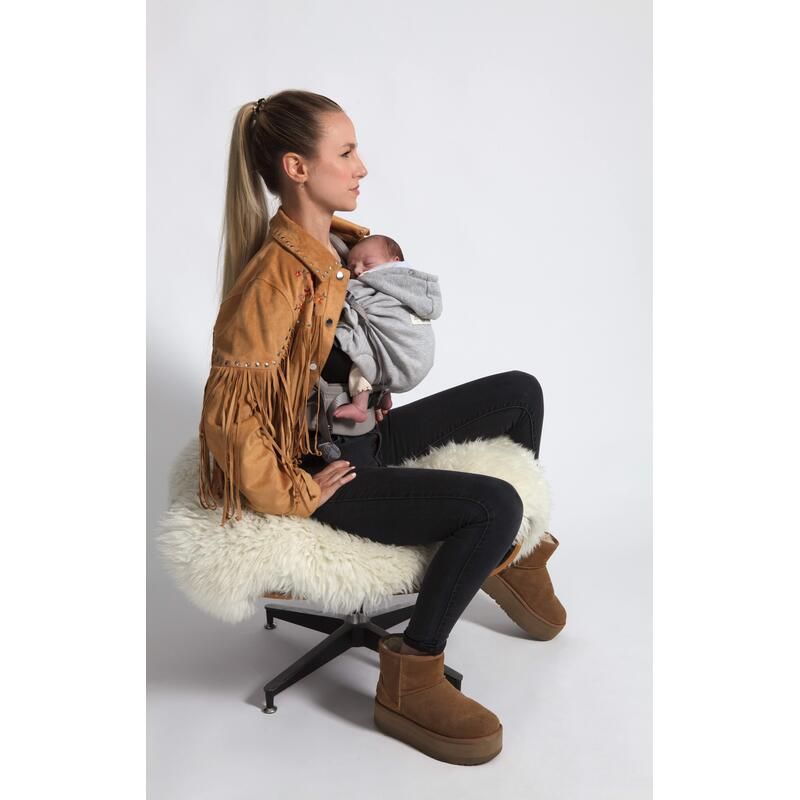 Porte Bebe Hoodiecarrier 2 0-36m Gris Athletique - love radius
