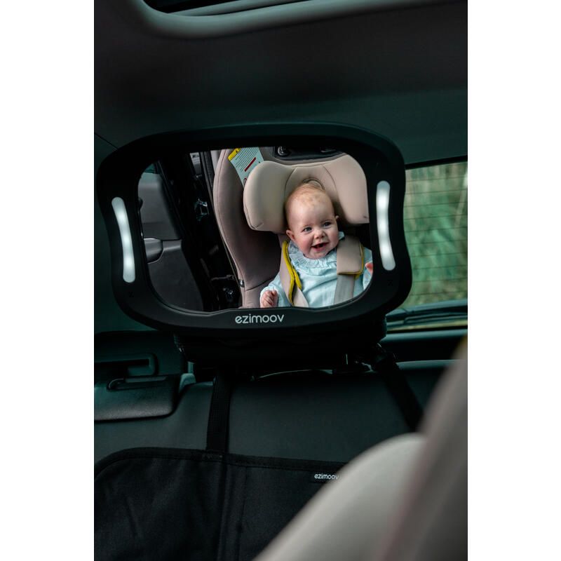 Miroir de sécurité arrière Ezi Mirror Led  Noir - ezimoov