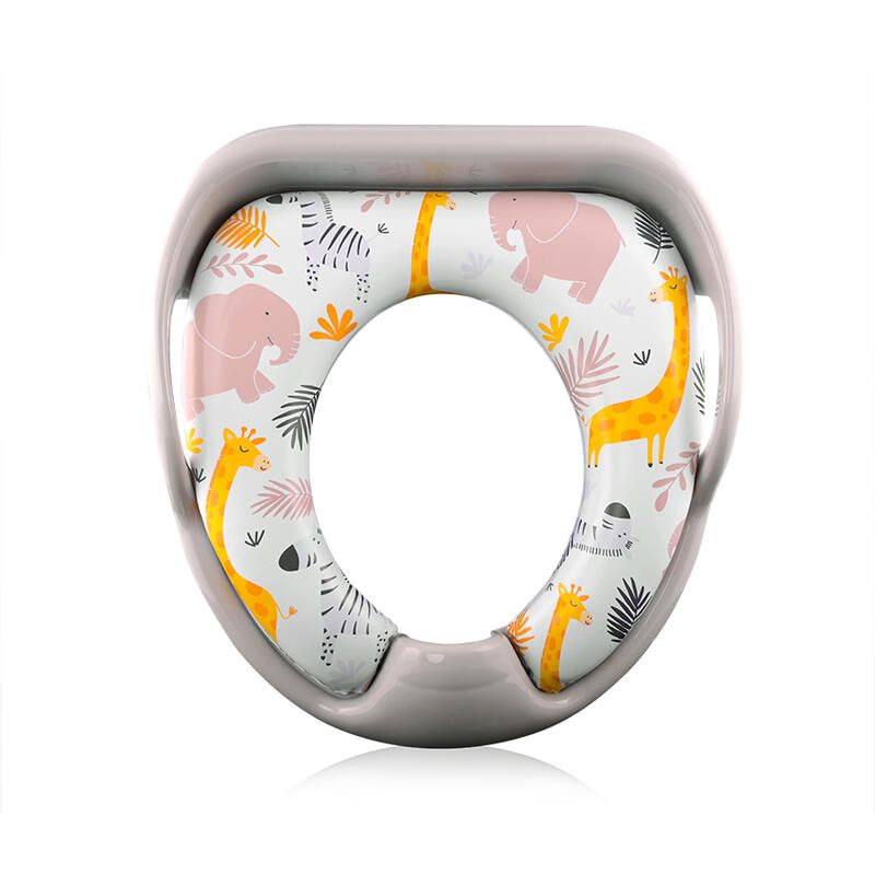 Reducteur De Toilette Soft Animaux Gris - lorelli