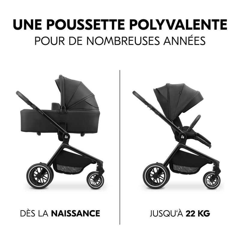 Poussette Move N Care Set Black - hauck