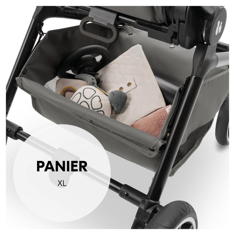Poussette Move N Care Set Dark Grey - hauck