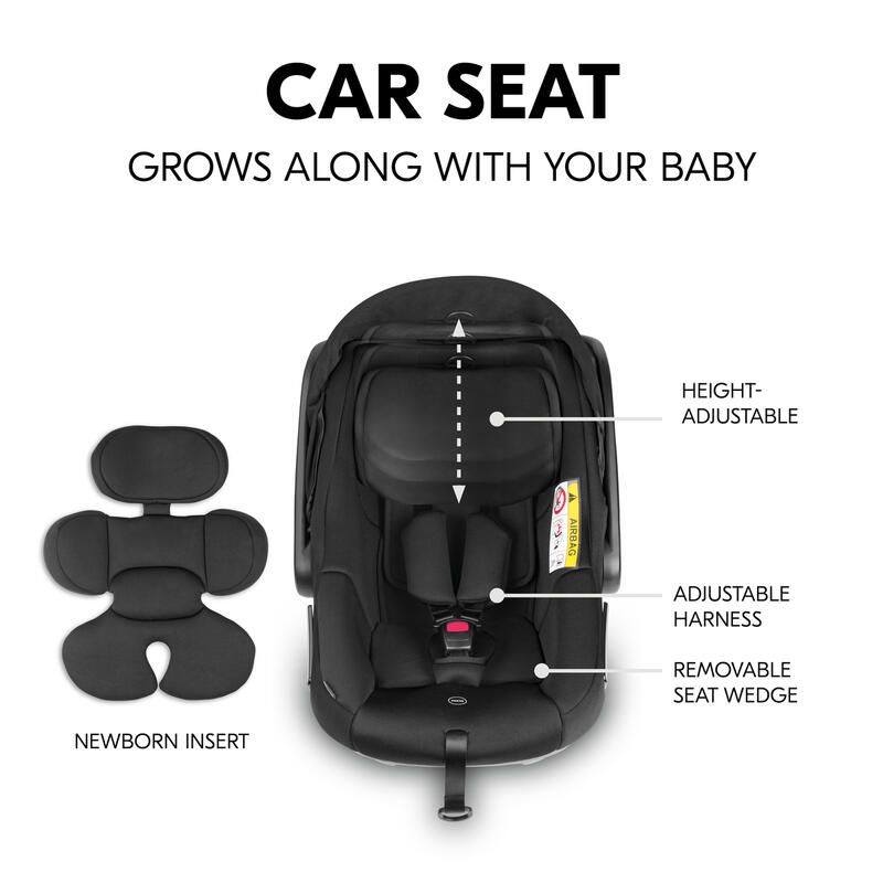 Cosy Drive N Care Set Avec Base Black - hauck