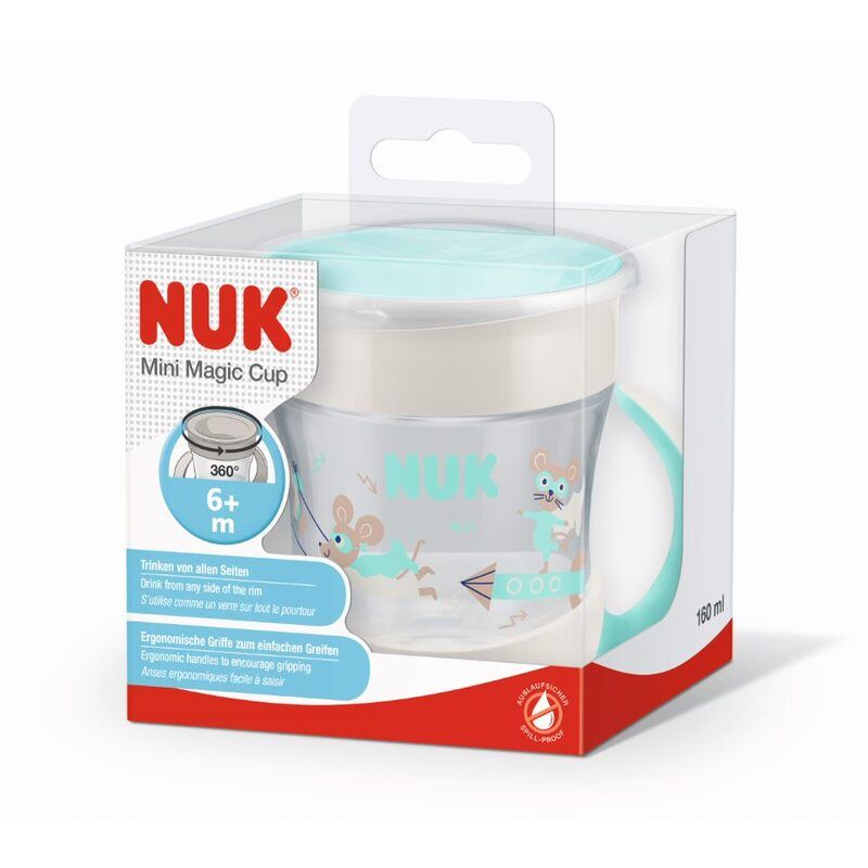 Mini Magic Cup - 360 Poignees 6m+ Panache Multicolore - nuk
