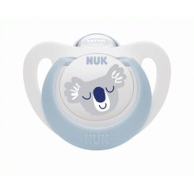 Sucettes X2 0-6m Bleu - nuk