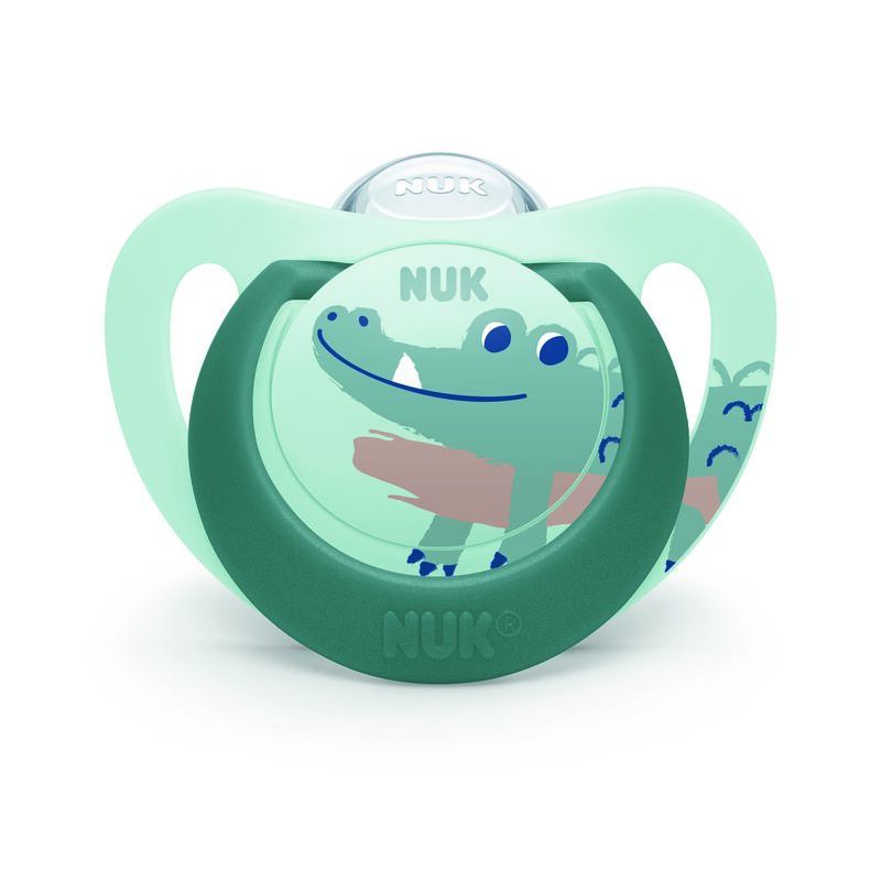 Sucettes X2 18-36m Croco - nuk
