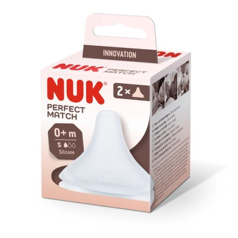 Tetines Silicone X2 Perfect Match 0m+ - nuk