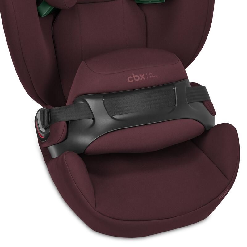 Siege-auto Pallas B I-size Silver Gr 1/2/3 Rumba Red - cybex