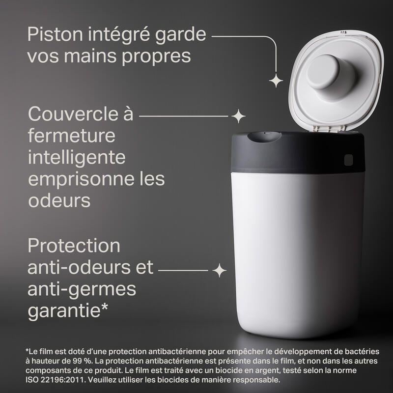 Poubelle A Couches Twist Click Blanc Blanc Tommee Tippee Poubelle Couches - tommeetippee
