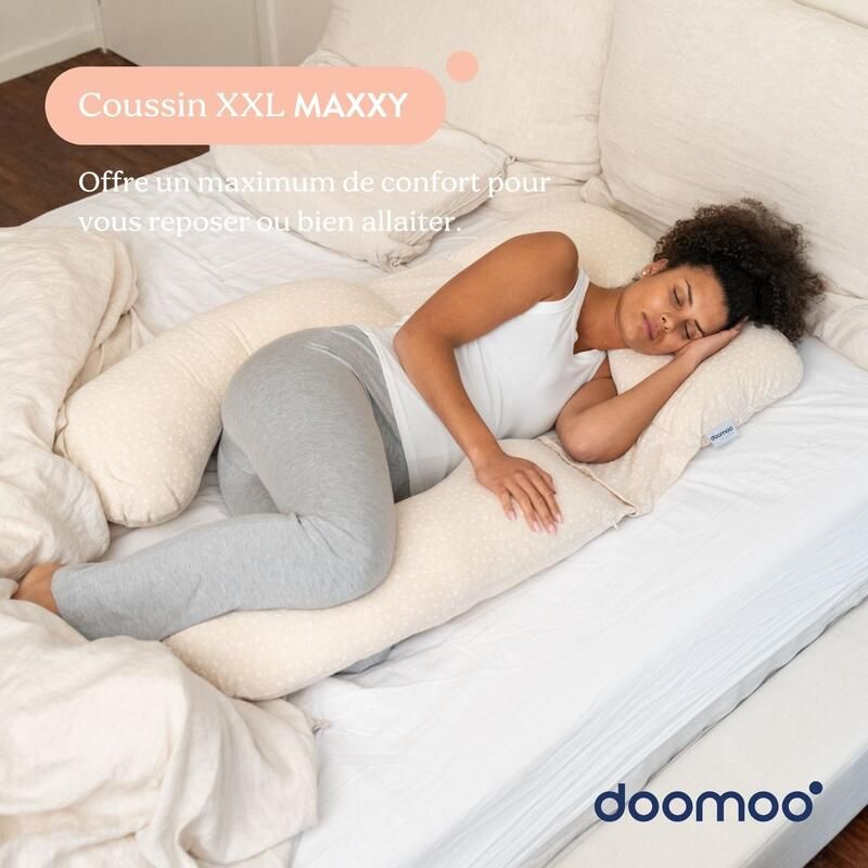 Coussin de maternité Maxxy Flowers Sand - doomoo