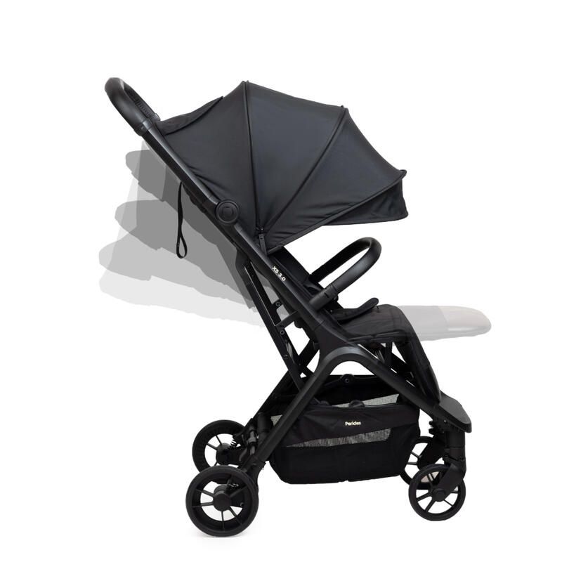 Poussette Xs 3.0 Xs Pure Black - pericles