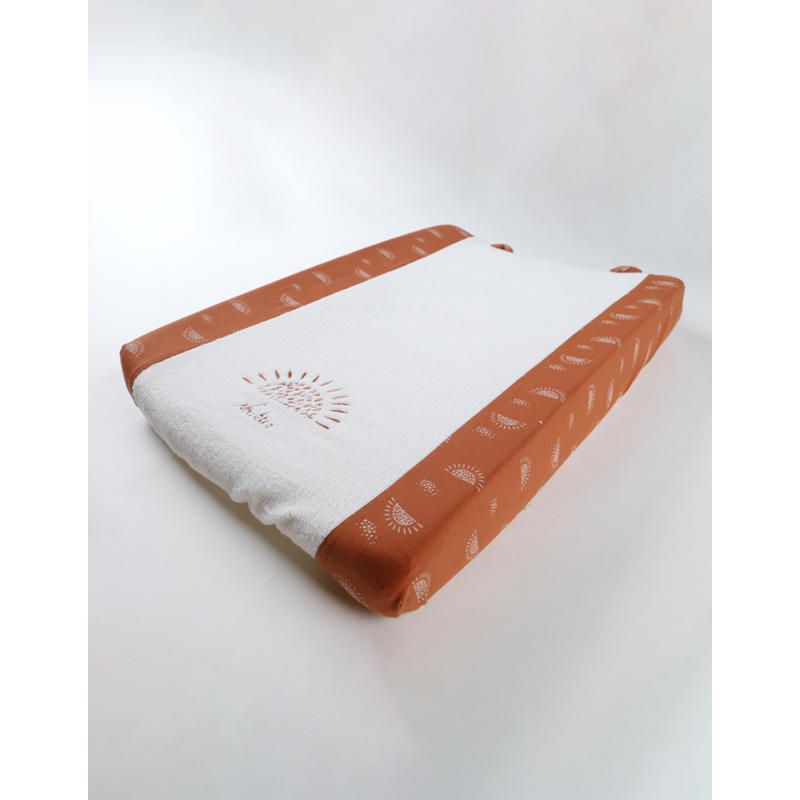 Bk Matelas A Langer Soleil + Housse Bk Noukies Babou Kendi - noukie 's