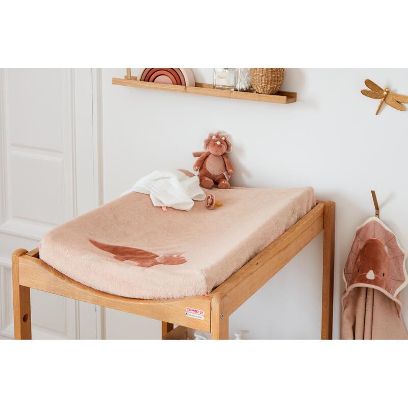 Pop Matelas A Langer 45x67cm Avec Housse Eponge Rose Noukies Popsie - noukie 's
