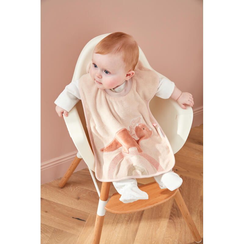 Pop Bavoir Funny Eponge Rose Noukies Popsie - noukie 's