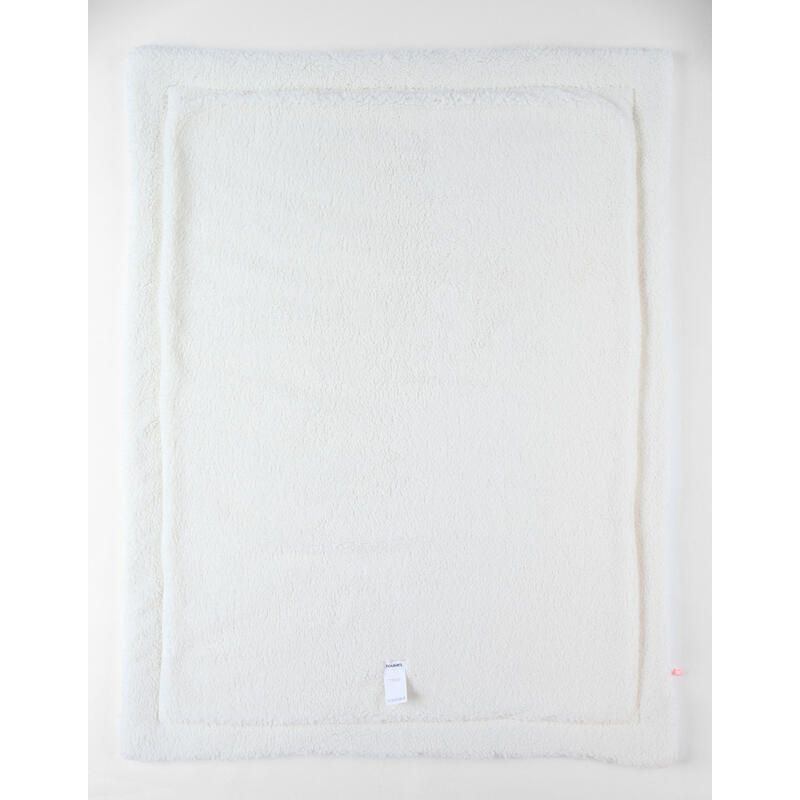 Mm24 Couverture Ouatinee Jersey Sherpa 75x100, Romance Mix Match 75x100 Cm Blanc - noukie 's