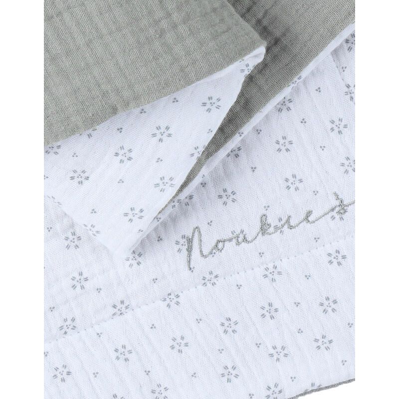 Couverture Mousseline Smart Flowers Mix Match 75x100cm - noukie 's