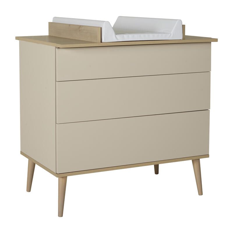 Commode 3 tiroirs Flow Argile - quax
