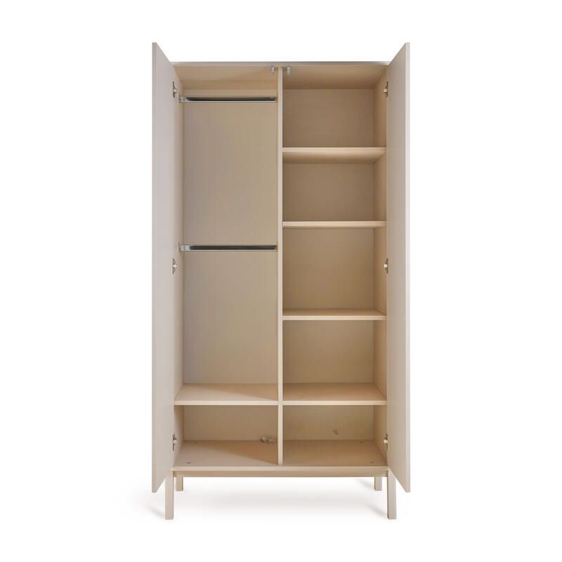 Armoire 2 portes Ashi Argile - quax