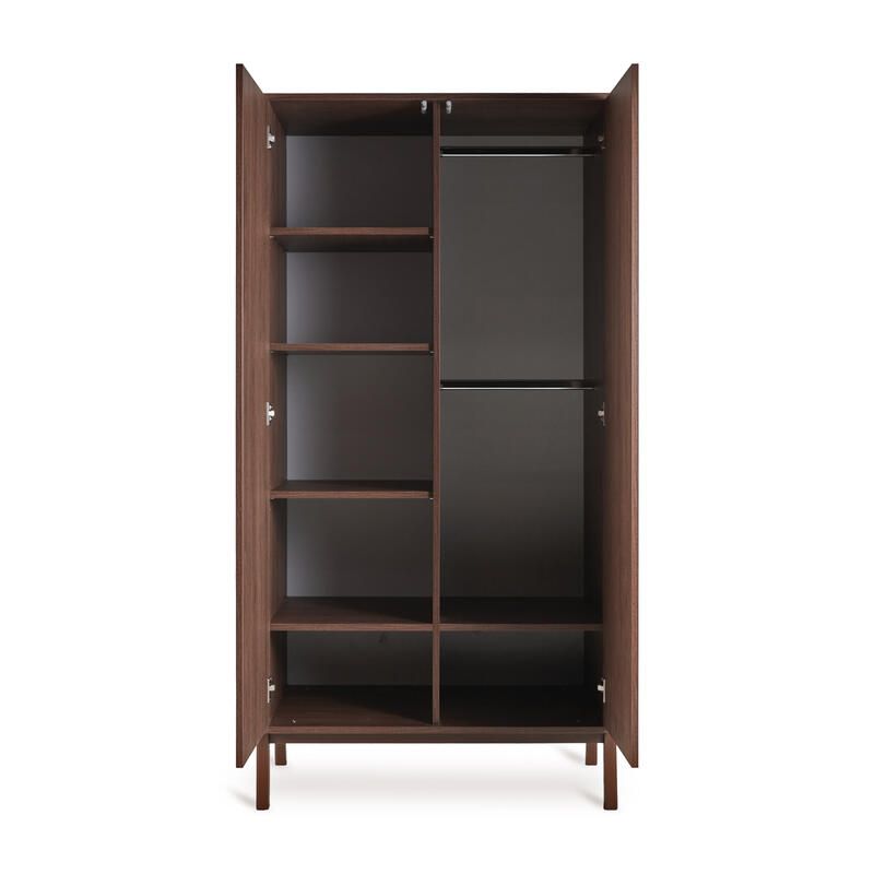 Armoire 2 portes Ashi Châtaignier - quax